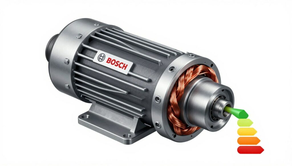 Bosch EcoSilence motor showing brushless design